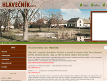 Tablet Screenshot of hlavecnik.cz
